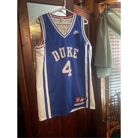 NIKE 2001 Carlos Boozer Duke #4 Reversible USA Basketball Jersey M - Picture 14 of 16